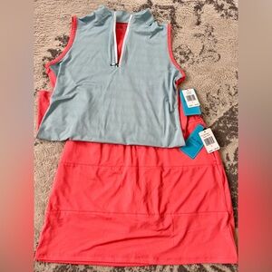 Brand new golf skirt and tank!
